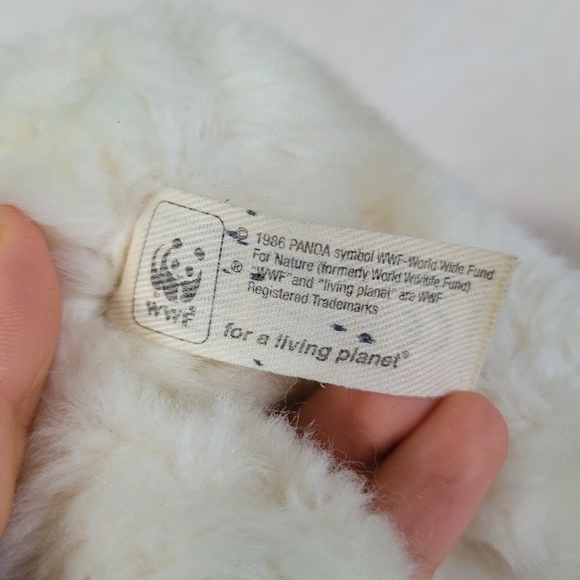 WWF polar bear plush beanie baby - Picture 6 of 6